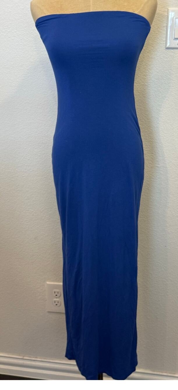 URBAN OUTFITTERS Royal Blue Long Casual Sleeveless Maxi Dress Small S